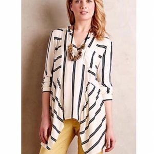 Anthropologie striped flowy top by Maeve